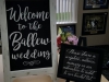 Wedding Sign Chalkboard